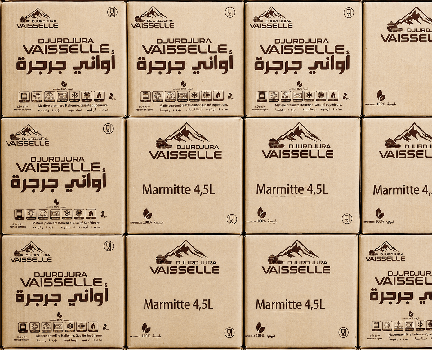 Cartons de conditionnement Djurdjura Vaisselle